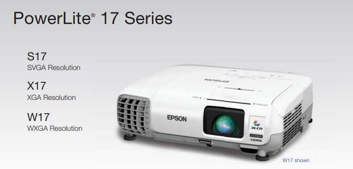 قیمت ویدئو پروژکتور استوک اپسون  Epson Powerlite X17